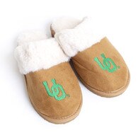 Interlocking UO, Zoozatz, Brown, Slipper, Accessories, Unisex, Brown, Faux Fur, 728174
